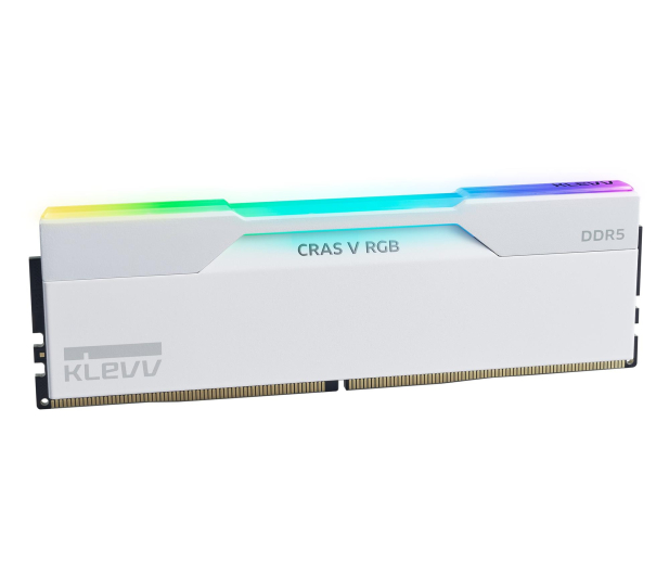 KLEVV 32GB (2x16GB) 6000 CL28 Cras V White RGB - 1580885 - zdjęcie 3
